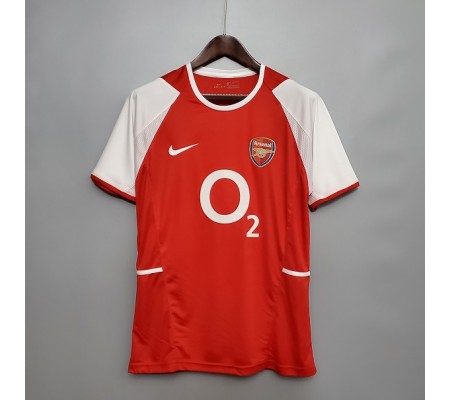 Arsenal 02/04 Home Red Soccer Jersey